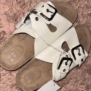 Women's White Sandals